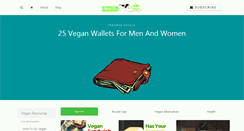 Desktop Screenshot of keepitvegan.com