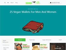 Tablet Screenshot of keepitvegan.com